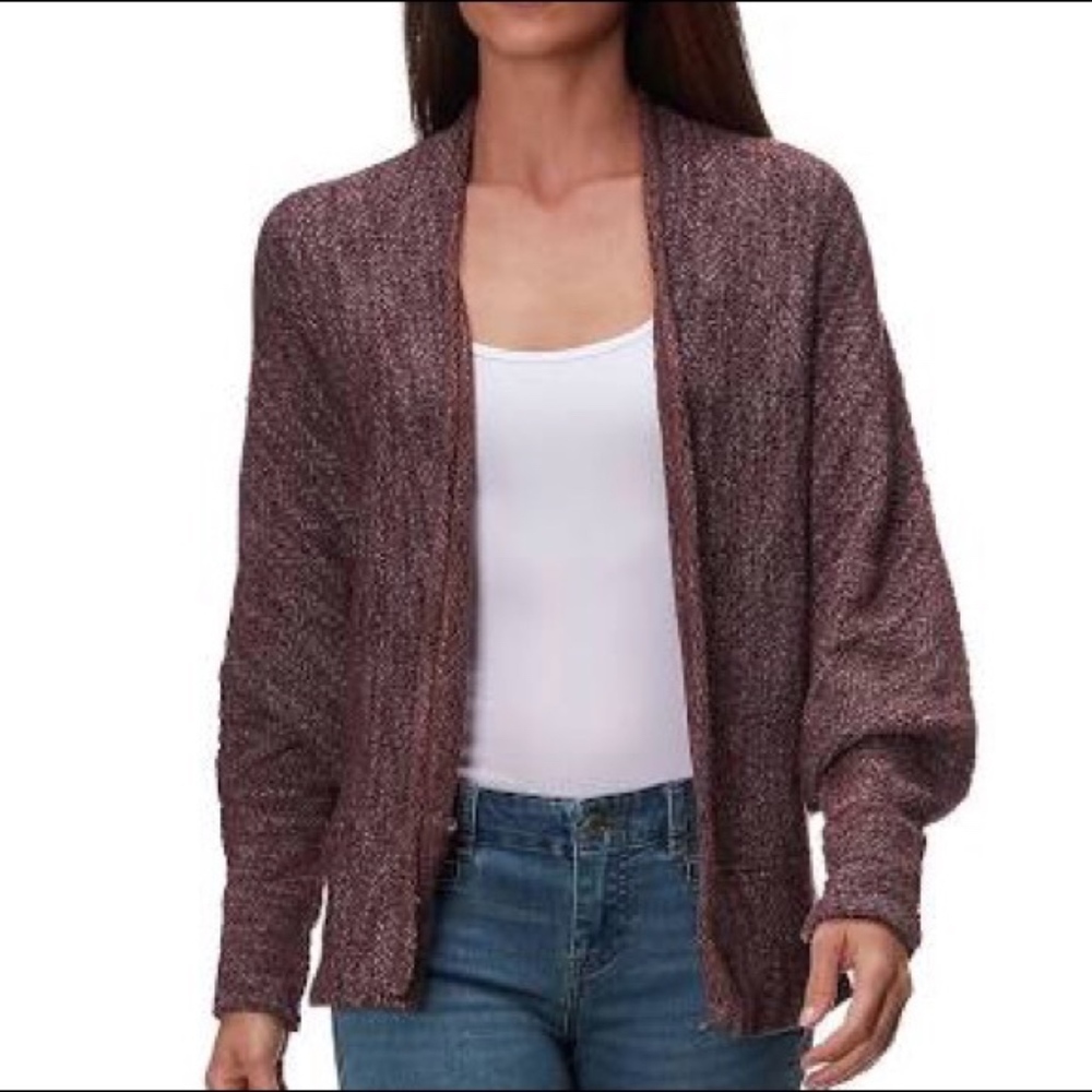 Free People Women's Motions Mocha Open Cardigan